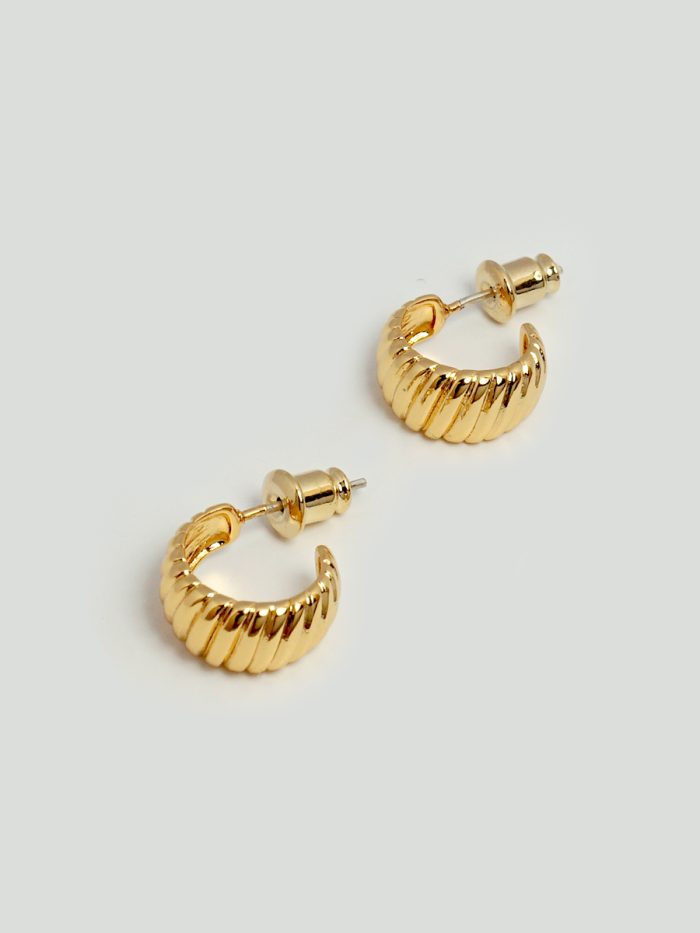 Twined Earrings 'Viola' Gold