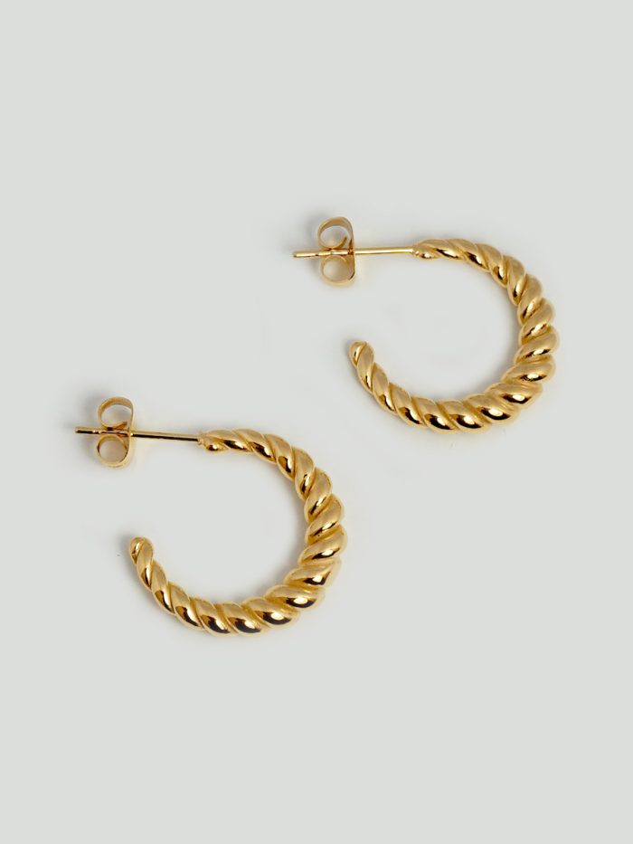 Twisted Earrings 'Nala' Gold