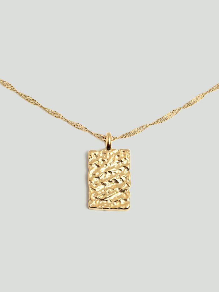 'Jade' Necklace Gold