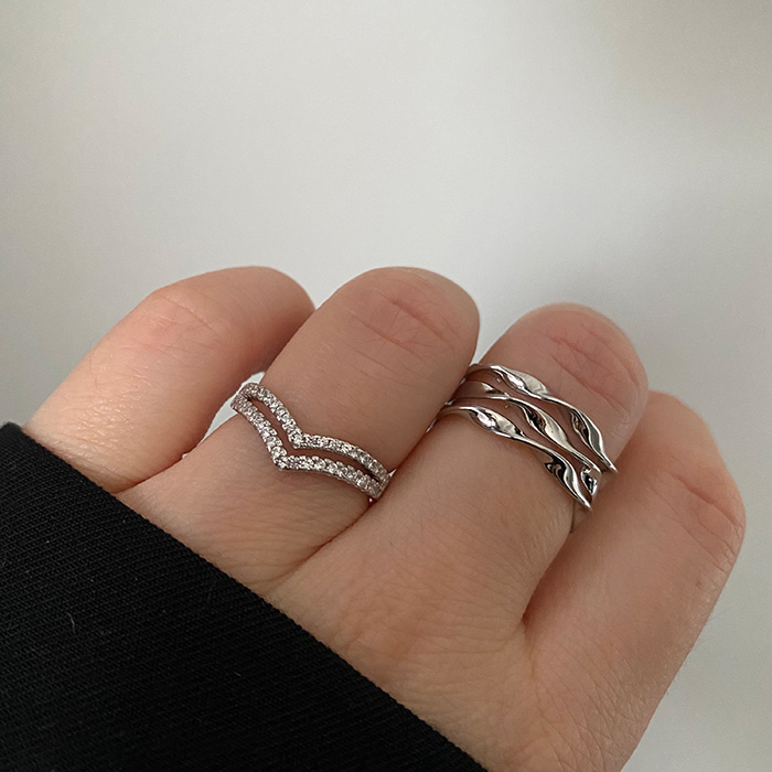 Wave-Ring-Silver
