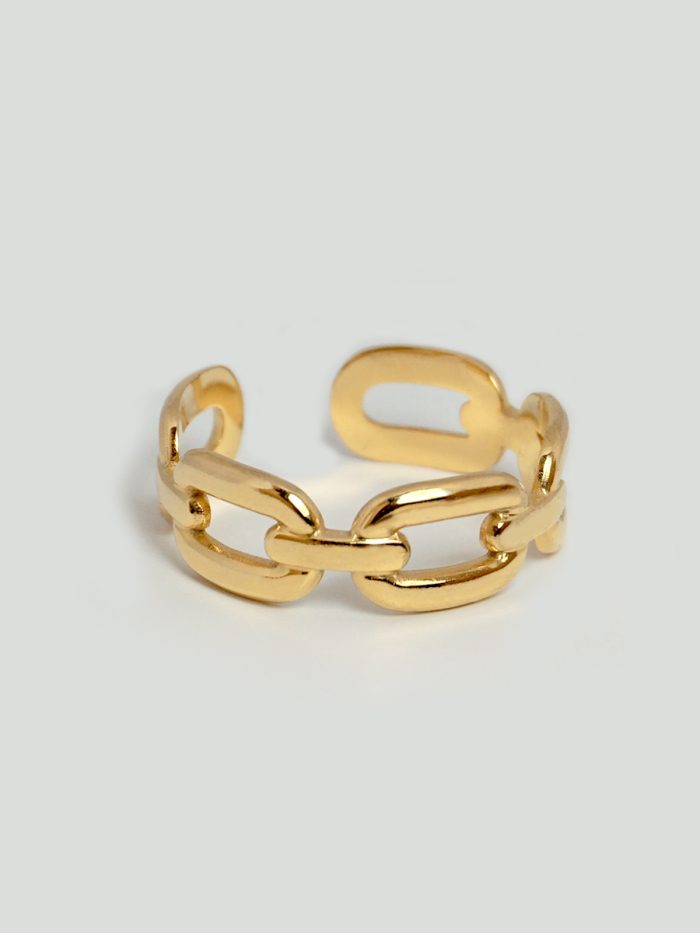 Chain Ring 'Maelynn' Gold