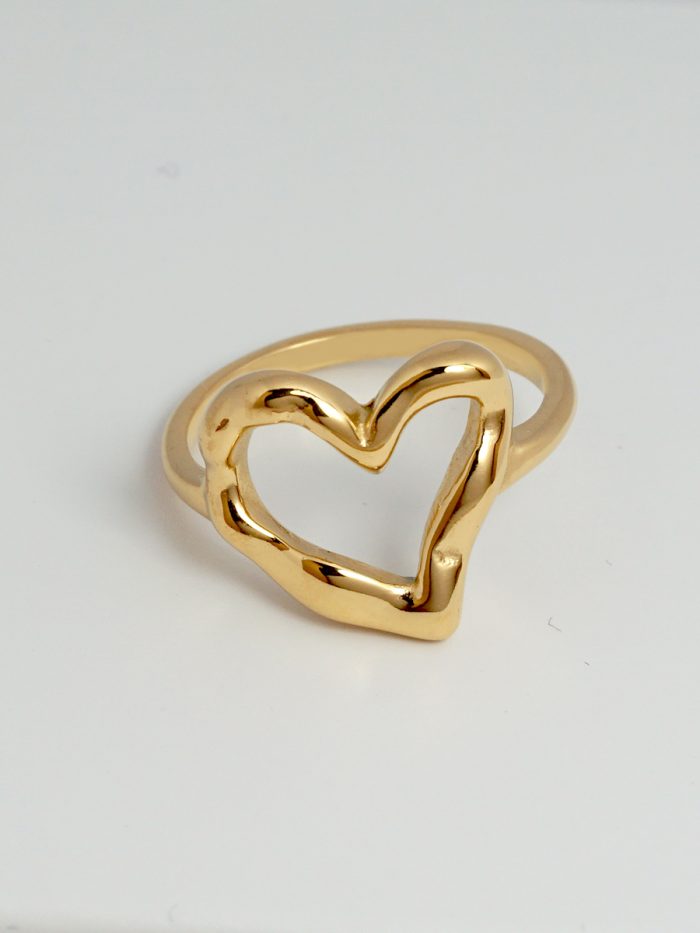 Heart Ring 'Didi' Gold