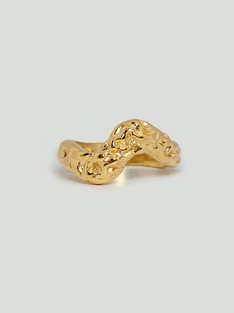 Wave Ring ‘Nova’ Gold